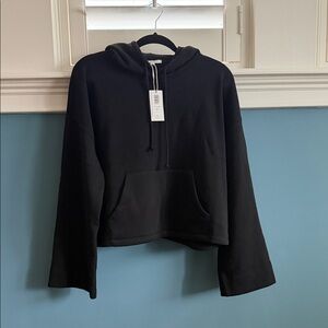 Z Supply Black Hoodie Sweater size L 
NWT